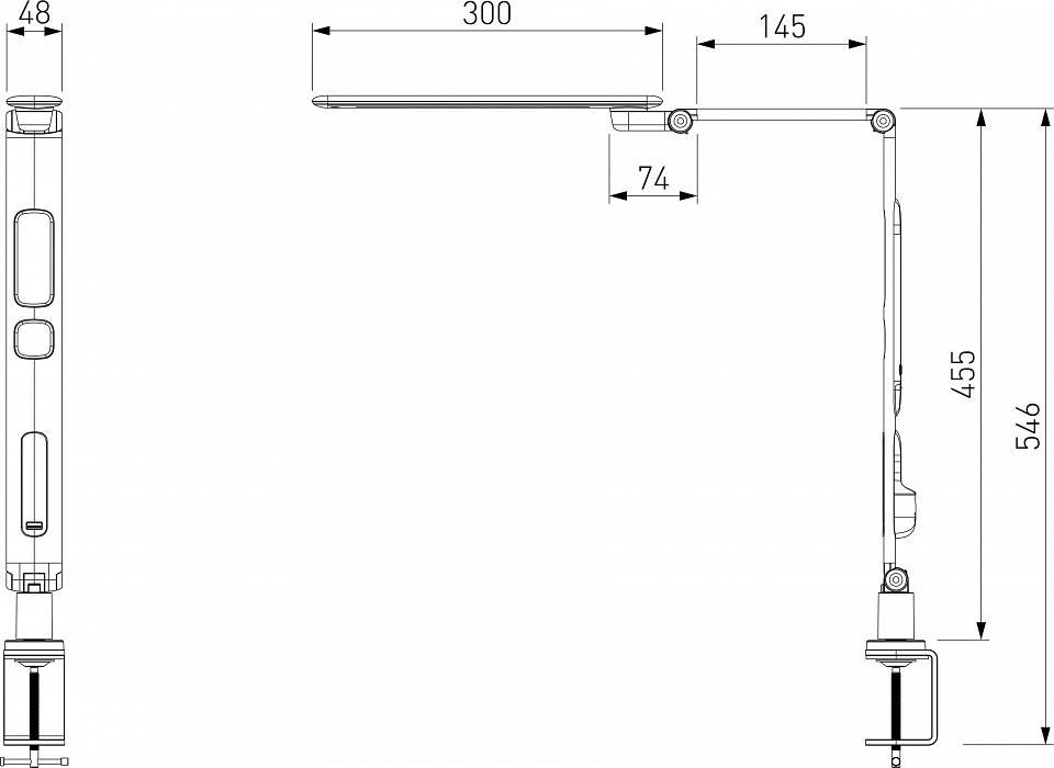 Настольная лампа офисная Elektrostandard Intelligent a064812