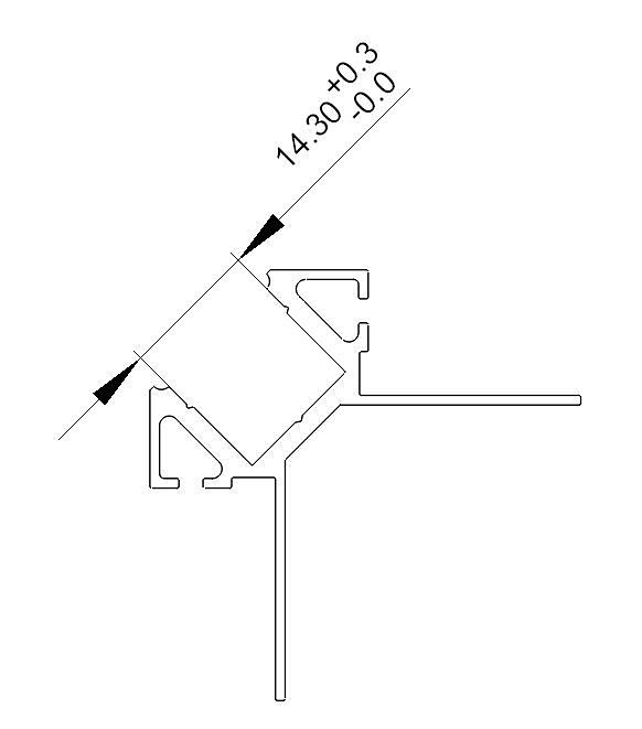 Профиль накладной Deko-Light EV-02-12 975384