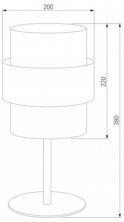 Настольная лампа декоративная TK Lighting Calisto 5893 Calisto White