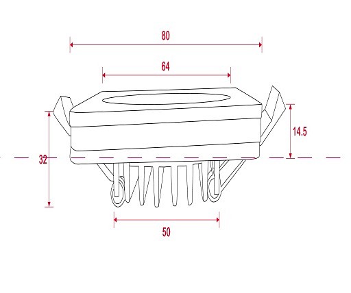 Встраиваемый светильник Maytoni Phanton DL303-L7W