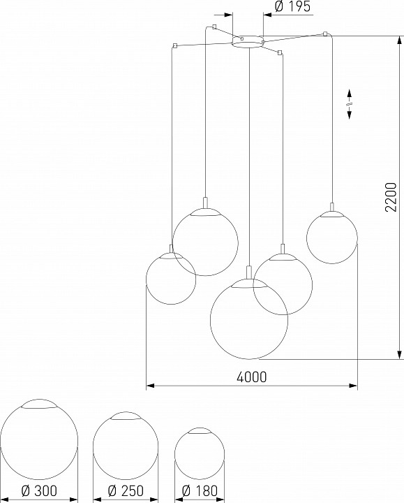 Подвесная люстра TK Lighting Esme 4791 Esme