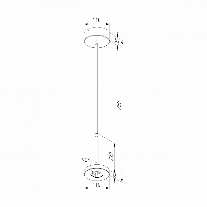 Подвесной светильник Elektrostandard Verano a068591