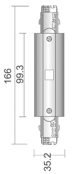 Соединитель линейный для треков Deko-Light D Line 710044