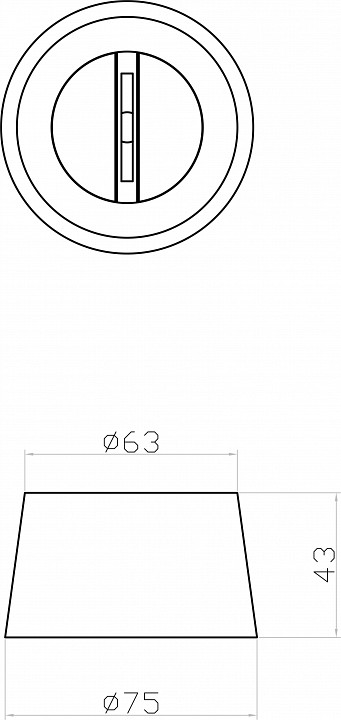 Основание для трека-ремня Denkirs BELTY BASE TR5512-BK