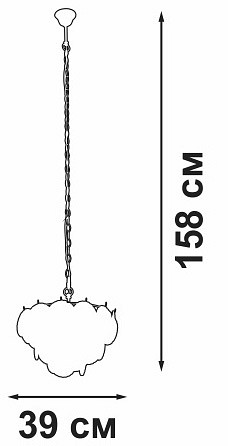 Подвесная люстра Vitaluce V5315 V5315-9/5