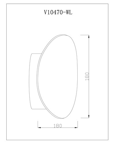 Накладной светильник Moderli Parma V10470-WL