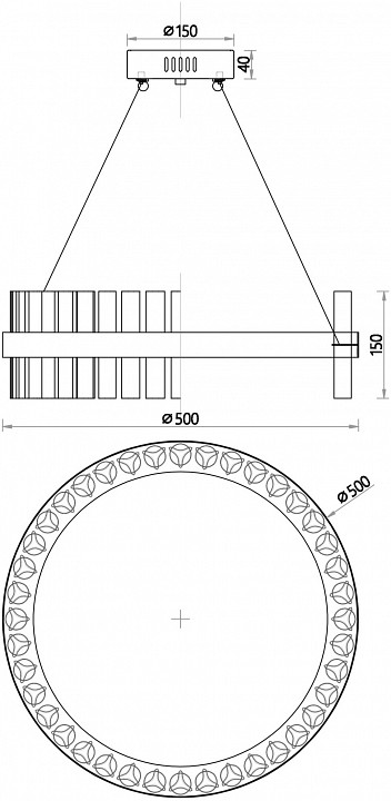 Подвесной светильник Favourite Placerat 4012-5P