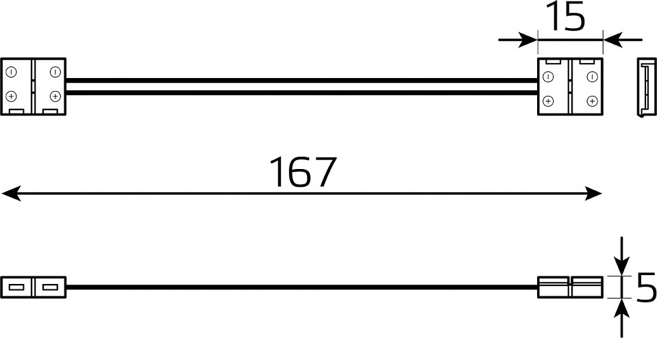 Соединитель лент гибкий Gauss Basic BT433