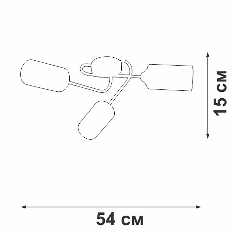 Потолочная люстра Vitaluce V4909 V4909-9/3PL