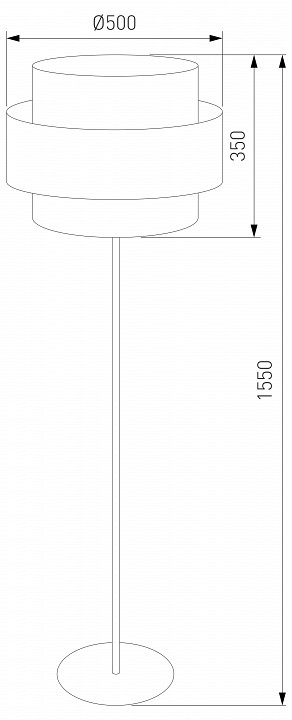 Торшер TK Lighting Calisto 5405 Calisto