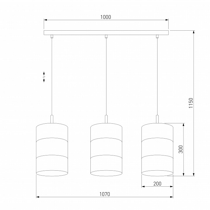 Подвесной светильник TK Lighting Bogart 3215 Bogart Black