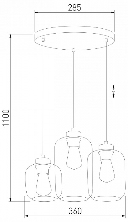 Подвесной светильник TK Lighting Marco 3325 Marco Green