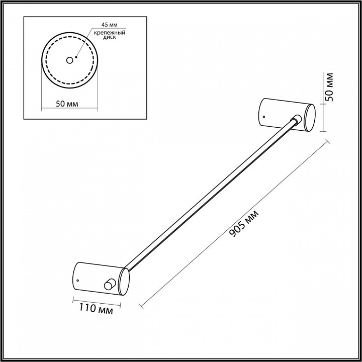 Накладной светильник Odeon Light Dalia 4396/8WL