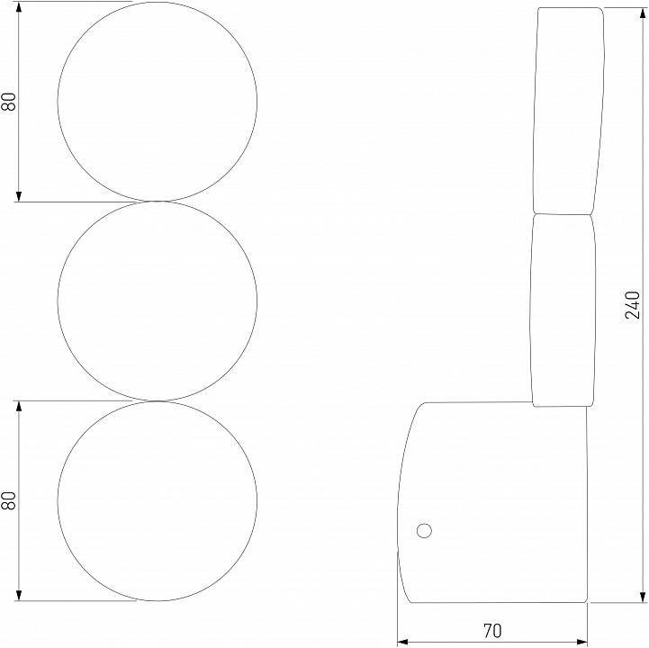 Накладной светильник Elektrostandard Brioni a064596