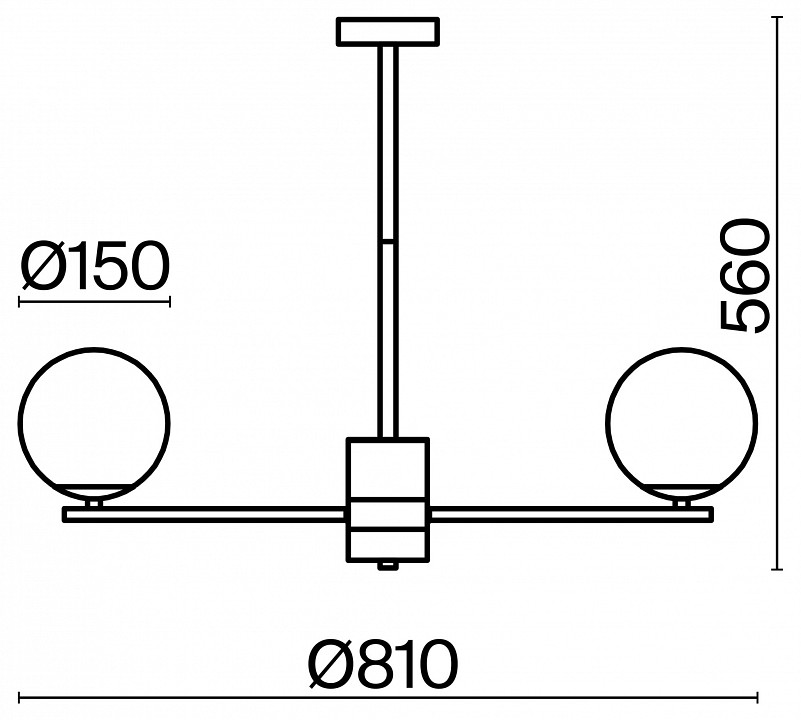 Люстра на штанге Freya Marble FR5230PL-08BS