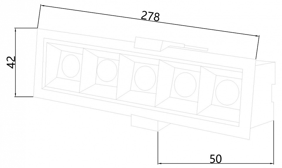 Встраиваемый светильник Favourite Roshni 3083-5C