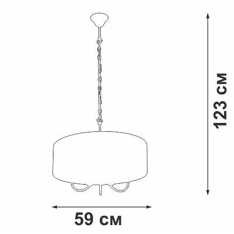 Подвесной светильник Vitaluce V3983 V3983-1/5