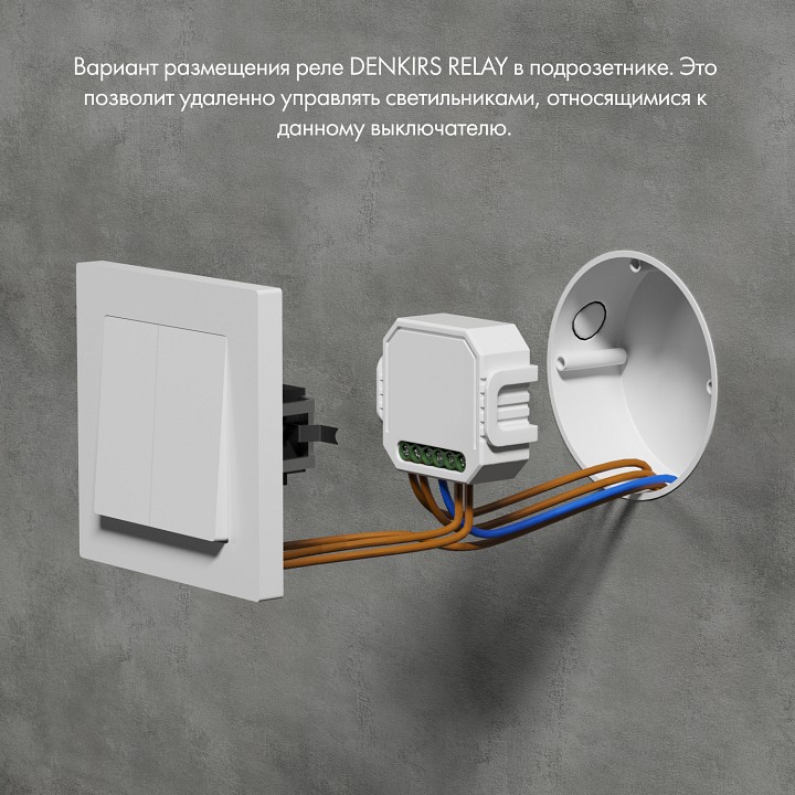 Контроллер-диммер Wi-Fi для смартфонов и планшетов Denkirs RELAY RL1004-DM