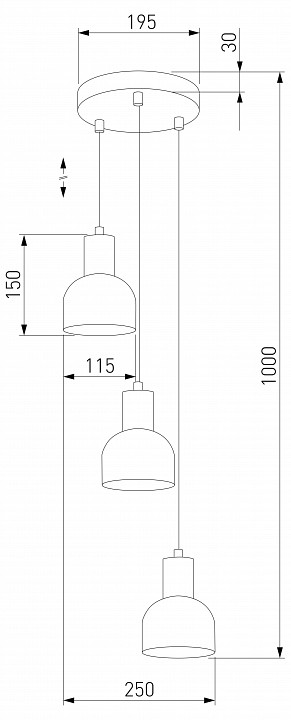 Подвесной светильник TK Lighting Cairo 4895 Cairo