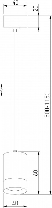 Подвесной светильник Eurosvet Piccolo 50248/1 LED хром