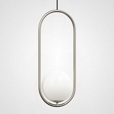 Подвесной светильник Imperiumloft Matthew Mccormick Hoop Silver Mila Pendant HOOP-B01