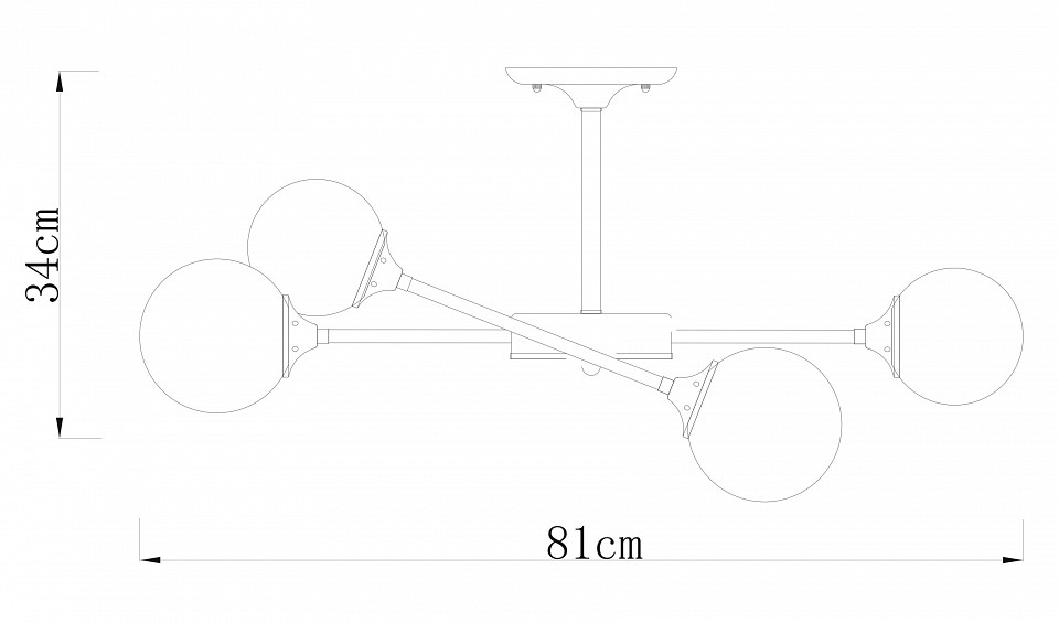 Люстра на штанге Arte Lamp Marco A2703PL-6SG