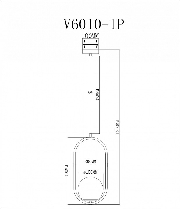 Подвесной светильник Moderli Klaster V6010-1P