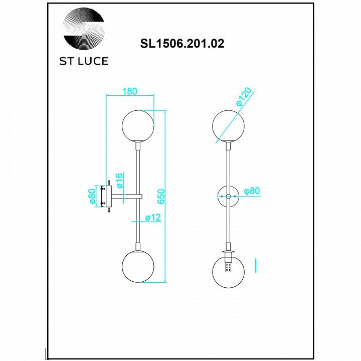 Бра ST-Luce Chieti SL1506.201.02