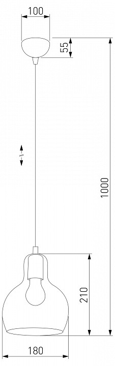 Подвесной светильник TK Lighting Mango 600 Mango 1