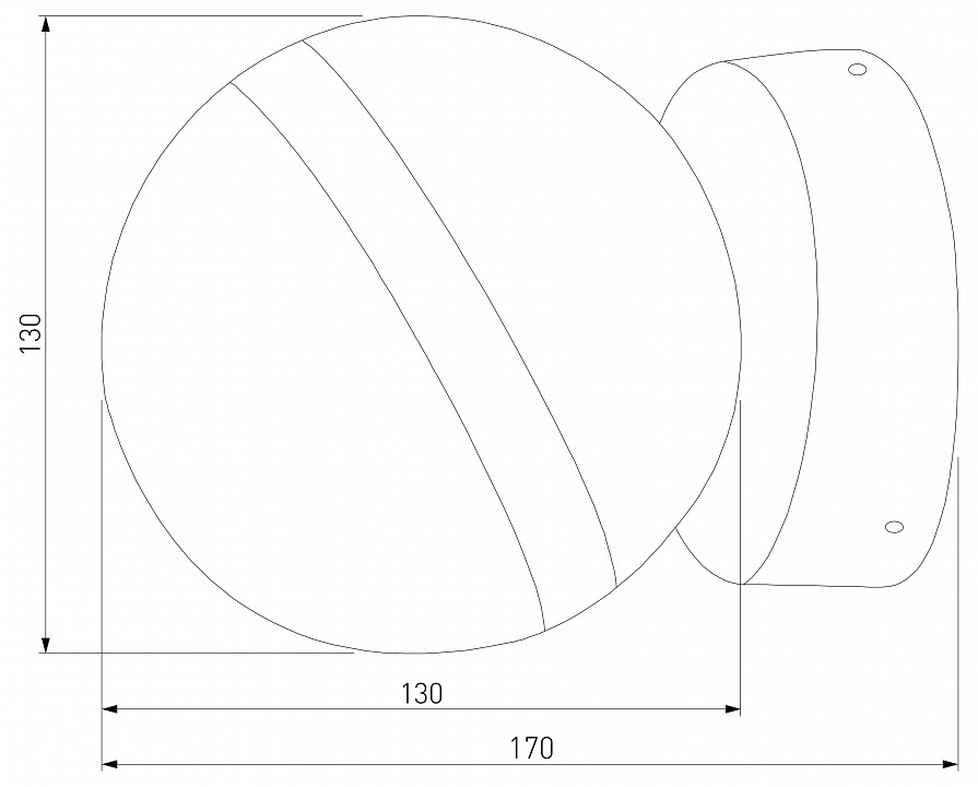 Светильник на штанге Elektrostandard Globo a060760