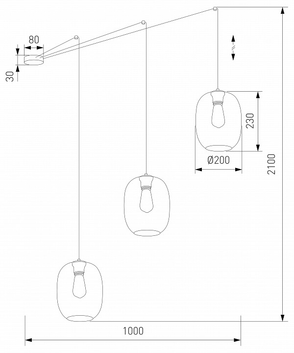 Подвесной светильник TK Lighting Elio 5972 Elio