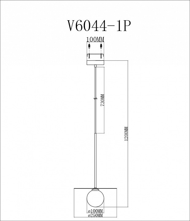 Подвесной светильник Moderli Scrumbel V6044-1P