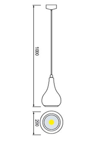 Подвесной светильник Horoz Electric HRZ00000805