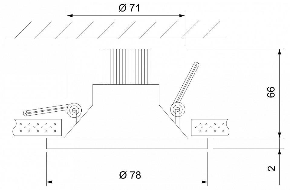 Встраиваемый светильник Elektrostandard 15266/LED a055720