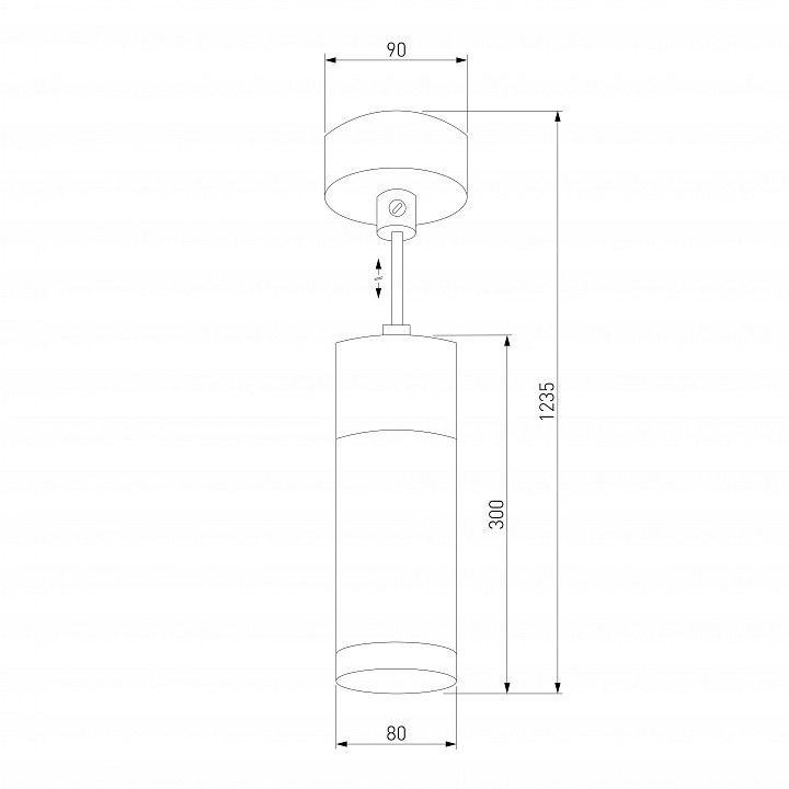 Подвесной светильник Eurosvet Double Topper 50135/1 LED хром/черный жемчуг