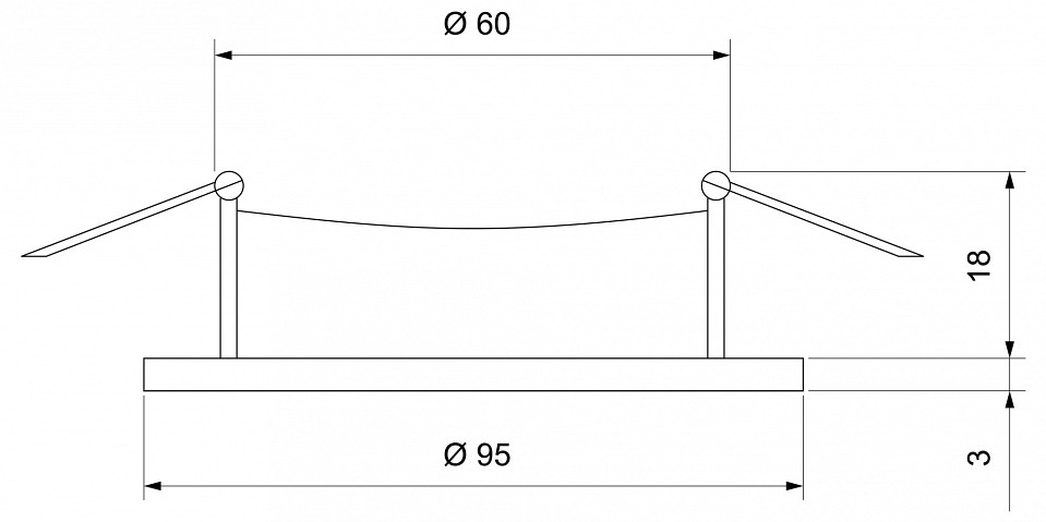 Встраиваемый светильник Elektrostandard Dorma a057004