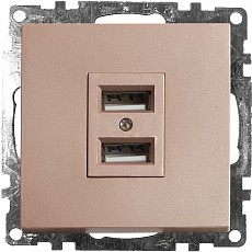 Розетка USB, без рамки Stekker Катрин 39602