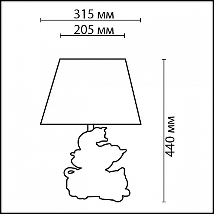 Настольная лампа декоративная Lumion Catty 8128/1Т