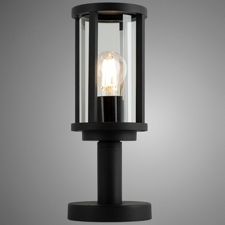 Наземный низкий светильник Arte Lamp Toronto A1036FN-1BK