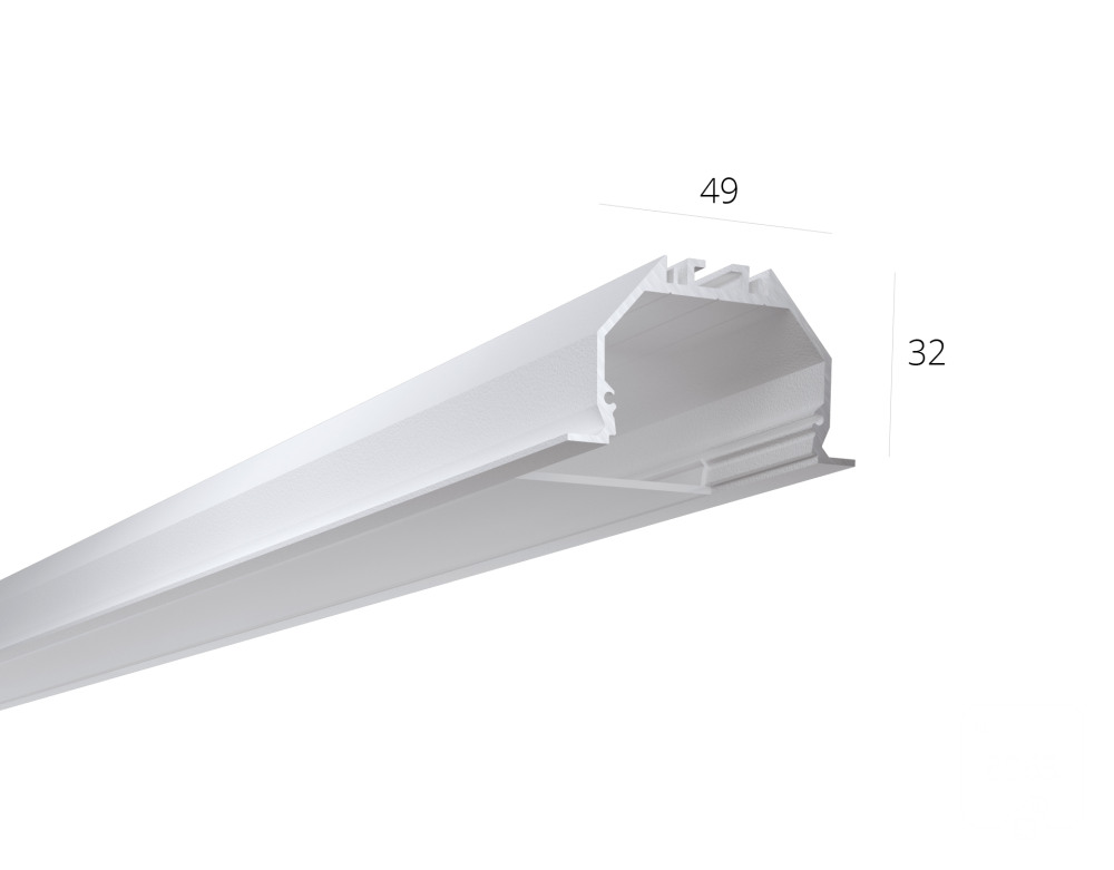 Короб встраиваемый 6063 LINE 4932 IN 0243307